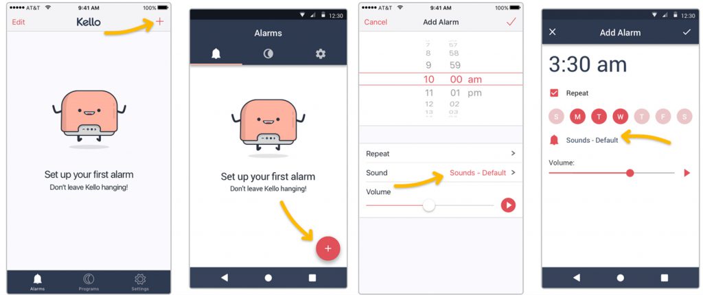 Kello Alarm Clock app