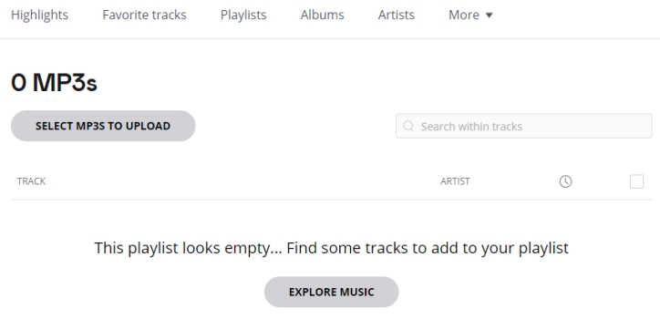 add music to deezer