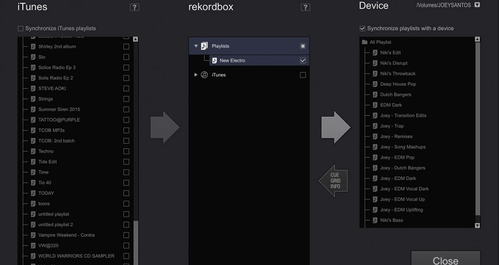 export spotify songs from rekordbox