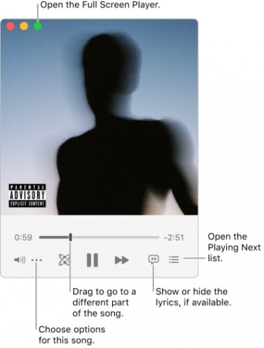 apple music mini player