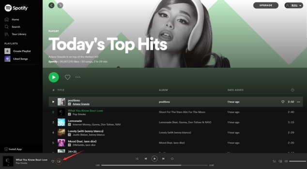 chrome spotify mini player