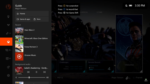 xbox one music player