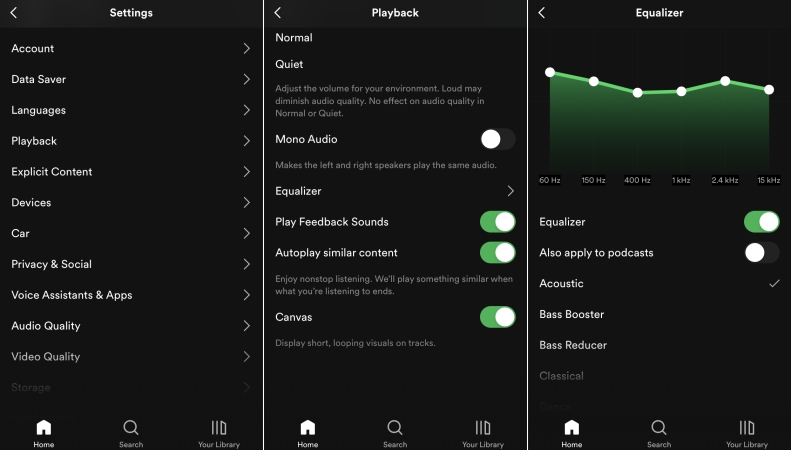 equalizer spotify for iphone