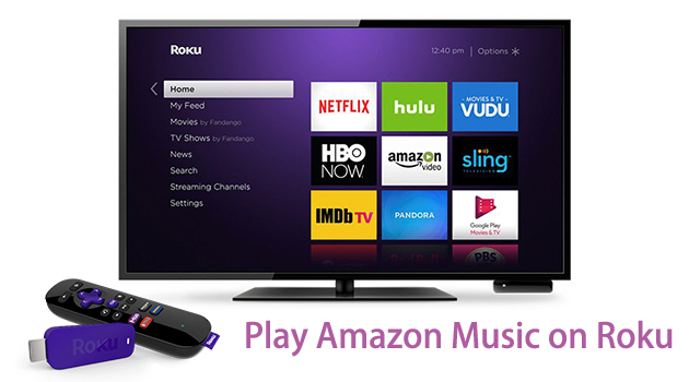 play amazon music on roku