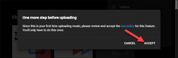 accept youtube policy