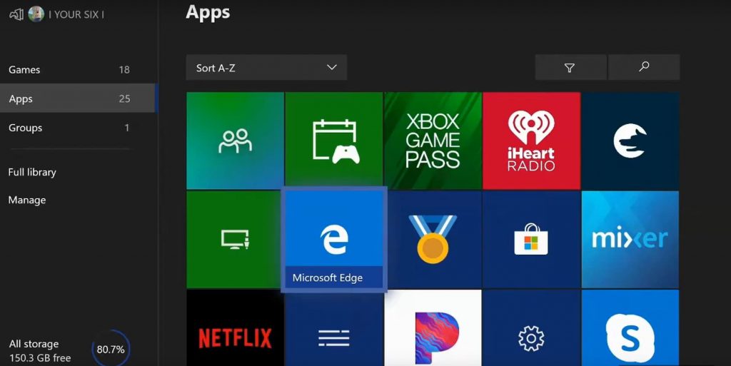 edge on xbox