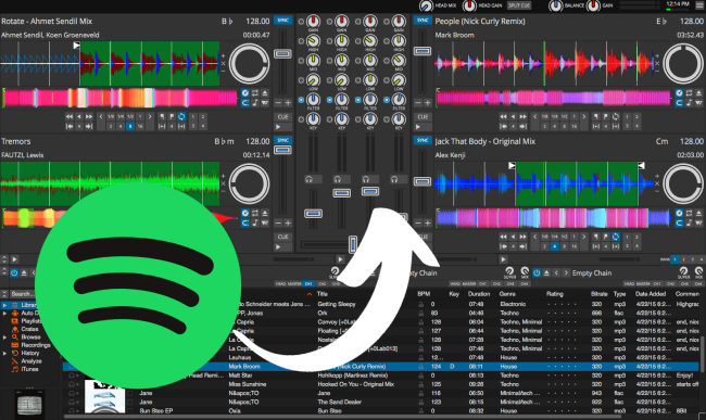 spotify to mixxx