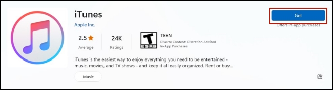 get itunes on microsoft store